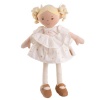 Bonnika - Li'l Priscy Blond Haired Doll with White Linen Dress Photo