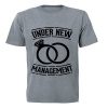 Under New Management - Rings - Adults - T-Shirt - Grey Photo