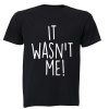 It Wasn't Me - Kids T-Shirt - Black Photo