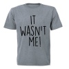 It Wasn't Me - Kids T-Shirt - Grey Photo