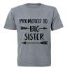 Promoted to Big Sister - Kids T-Shirt - Grey Photo