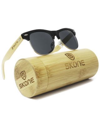 Photo of Skone Bondi Black UV400 Protection Bamboo Sunglasses