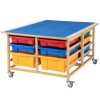 Greenbean Activity & Building Block Table with Storage - 12 Bins Photo