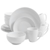 Gibson Home Ogalla Fine Ceramic White Dinnerware Set - 16 Piece Photo