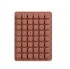 48 Holes Letter Number Silicone Chocolate Ice Cake Cookie Mold Photo