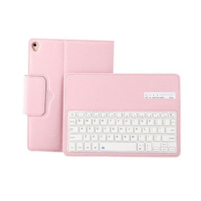 Photo of 2-in-1 PU Leather Wireless Bluetooth Keyboard Case for iPad 9.7" - Pink