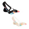 Yoga Toe Socks Retro Black & Cream Photo