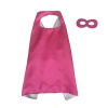 Pink & Silver Superhero Cape & Mask Photo