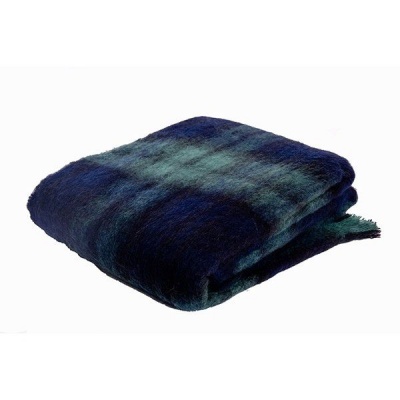 Photo of Cape Mohair Mohair Blanket - Black Watch