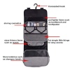 Travel Hanging Toiletry Bag - Grey Photo