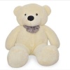 Giant Cuddly Plush Teddy Bear with Bow-Tie- Ivory White - 80cm Photo