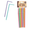 Bulk Pack 10 X 22.5cm Bendable Plastic Strawsx 40 Straws Per Pack Photo