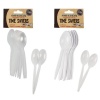 Bulk Pack 10 X Plastic Dessert Spoon 10 Spoons Per Pack Photo
