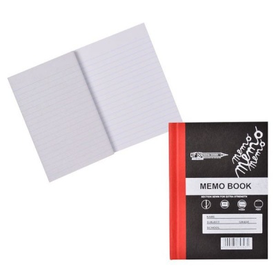 Photo of Bulk Pack 40 x Memo Book Hard Cover A6 144 Page
