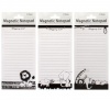 Bulk Pack x 6 Magnetic Novelty Animal Shopping List 60 Page Photo
