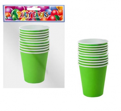 Photo of Bulk Pack x 6 Party Cups - Green - 10 Piece Per Pack