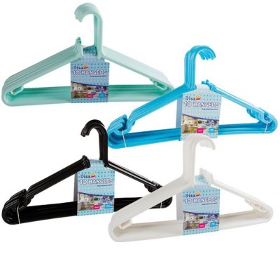 Photo of Bulk Pack x 4 Clothes Hangers Plastic - 10 Piece Per Pack