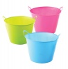 Bulk Pack x 6 Flexible Basin Plastic 10 Litre With Handles Photo