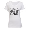 Be Yourself - Ladies - T-Shirt - White Photo
