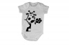 Flower Giraffe - SS - Baby Grow Photo