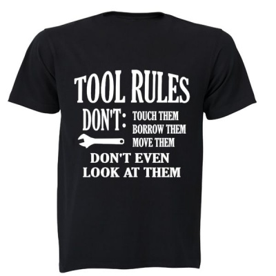 Photo of Tool Rules! - Mens - T-Shirt - Black
