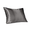 Charcoal Satin Pillow Slip - Standard Photo