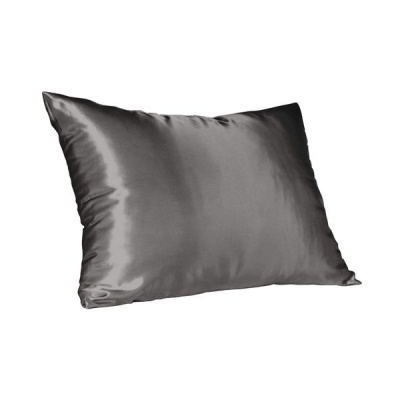 Photo of Dear Deer Charcoal Satin Pillowcase - Standard Size