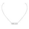 Civetta Spark Forever Necklace- Rhodium with Swarovski Cubic Zirconia Photo