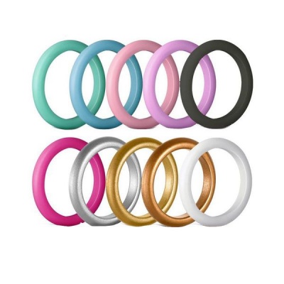 Photo of Silicone Ring 10 Set Ladies Size 5
