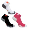 Compression Vitalsox Ankle 3 Set Pink/Black/White Small Photo
