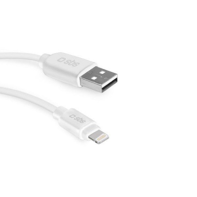 Photo of SBS Data Cable USB 2.0 to Apple Lightning - White 1m