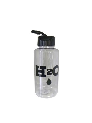 Photo of Home Classix H2O Clear Bottle with Black lid & Clear Straw 1100ml