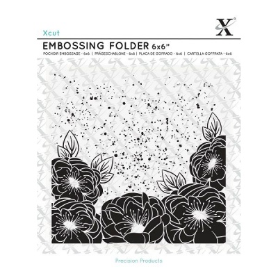 Photo of Xcut 6x6 Embossing Folder - Full Bloom Roses