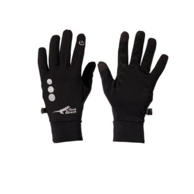 Photo of First Ascent Smart Touch Gloves Black Small