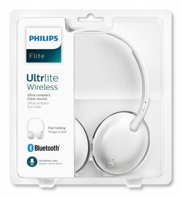 Photo of Philips Slim Fold Bluetooth Headphones - White