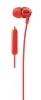 Philips Compact Wired in-ear with Microphone - Red Photo