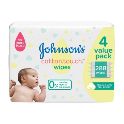 Photo of Johnson's Baby Cotton Touch Wipes 288's