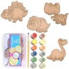JKA - Wood Art Craft Kit - Dinosaur Theme - 4 Pack Photo