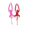 Plush Hanging Monkey 60 cm Pink & Red Photo