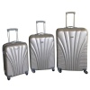 3 Piece Blue Star Luggage Set - Gold Photo