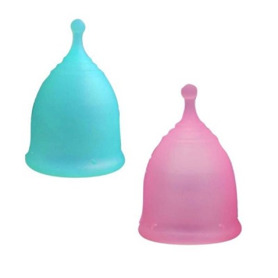 Photo of Menstrual Sleek Cup - Blue & Pink