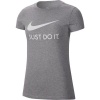 Nike Women's Sportswear JDI Swoosh T-Shirt - Grey Photo