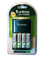 Uniross Charger AA Rechargeable Batteries
