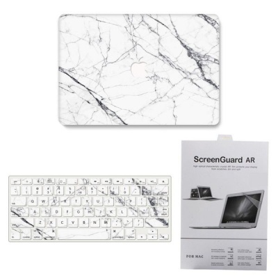 Photo of Protective combo for Macbook 13" Air 2018 - White Marble