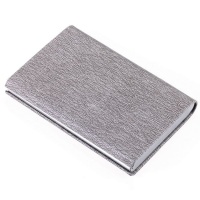 Troika Credit Card Case with RFID Shielding Marble Safe Grey