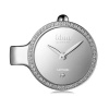 Idun Mirror Dial CZ Pendant Charm Watch Photo