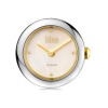 Idun MOP Dial 2 Tone Rocking Charm Watch Photo