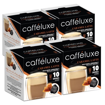 Photo of Dolce Gusto Capsules Compatible Caramel Latte Coffee 40 Value Pack