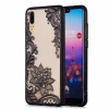 Black Floral Lace Henna Cover for "Huawei P20 LITE" Photo