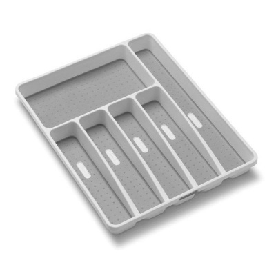KitchenFX Non slip 6 Compartment Cutlery Drawer Organiser